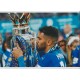 Signed photo of Riyad Mahrez the Leicester City Footballer. 